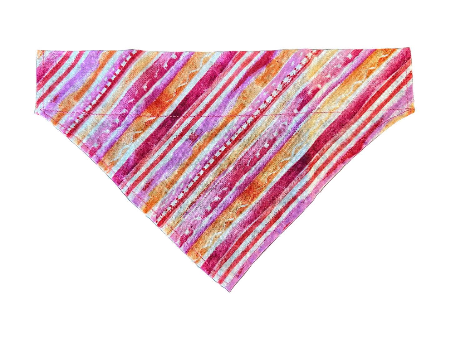Stripes | Pink + Orange | Bandana