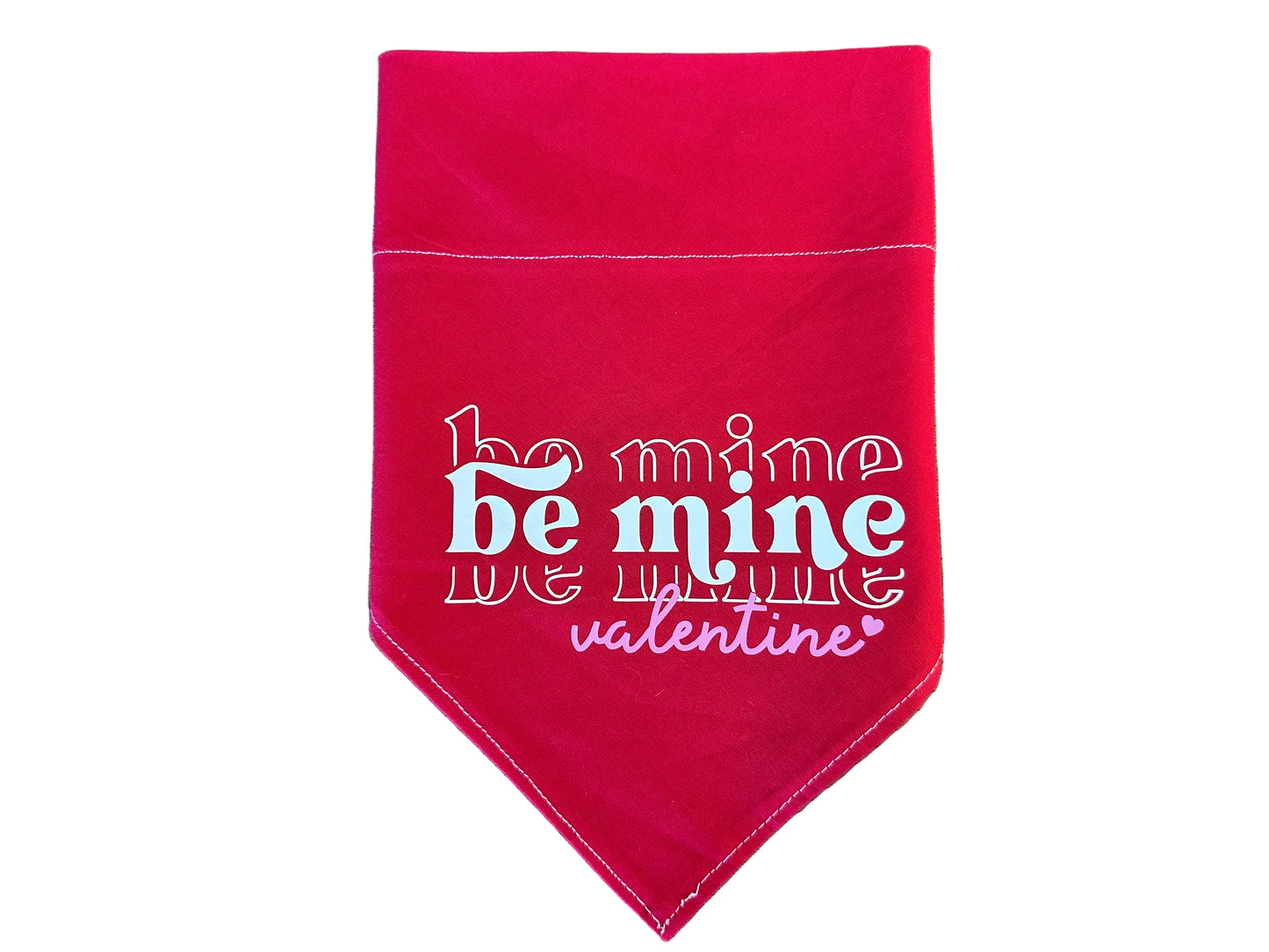 Be Mine Valentine | Red | Bandana