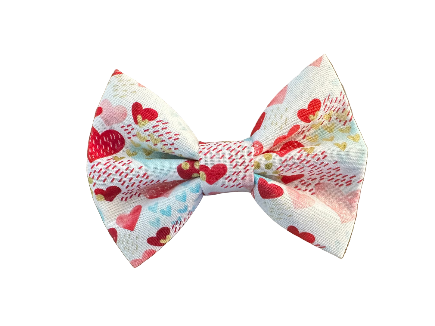 Watercolor Hearts | Bow Tie