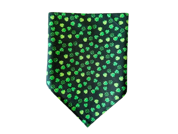 Mini Shamrocks | Black | Bandana