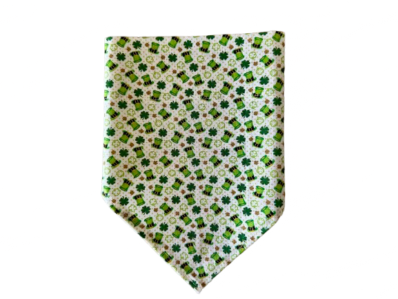 Mini Shamrocks | White | Bandana