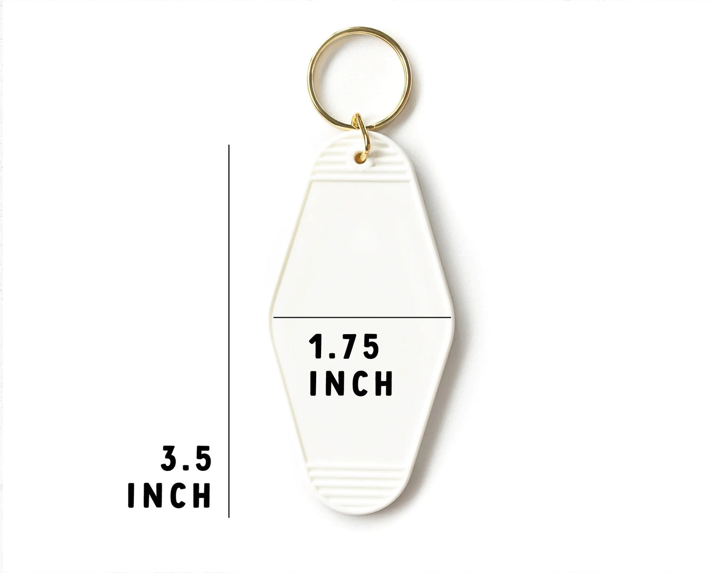 Personalized Motel Keychain