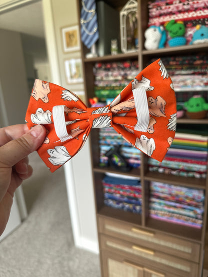 Ghosts | Orange (Glow in the Dark!) | Bow Tie