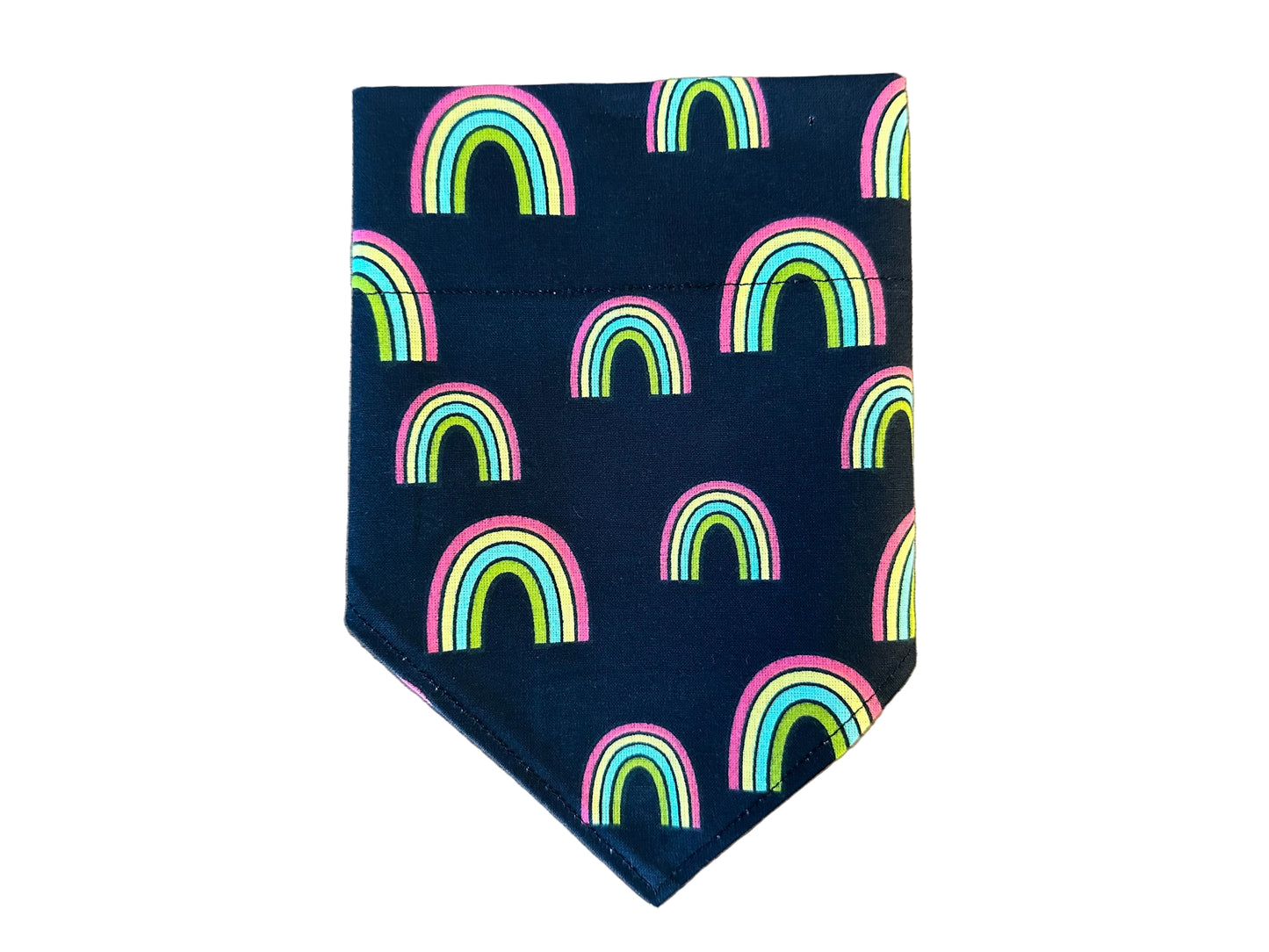 Rainbows | Black | Bandana