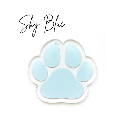 Paw Print Keychain