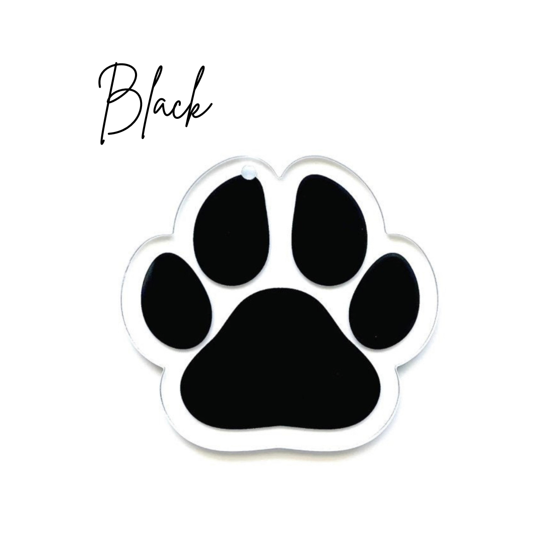 Paw Print Keychain