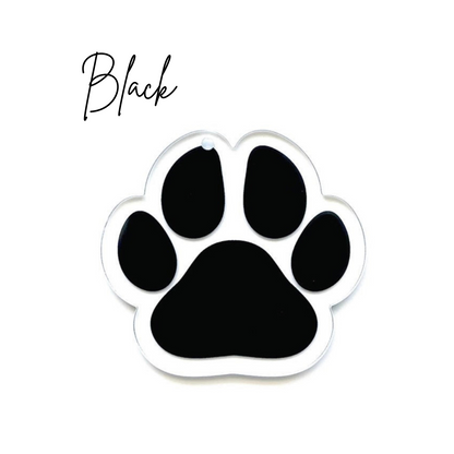 Paw Print Keychain