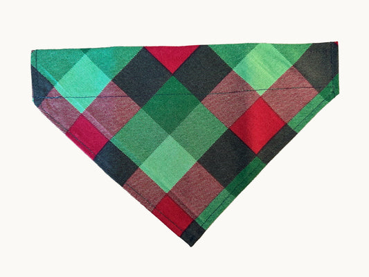 Plaid | Red + Green | Bandana