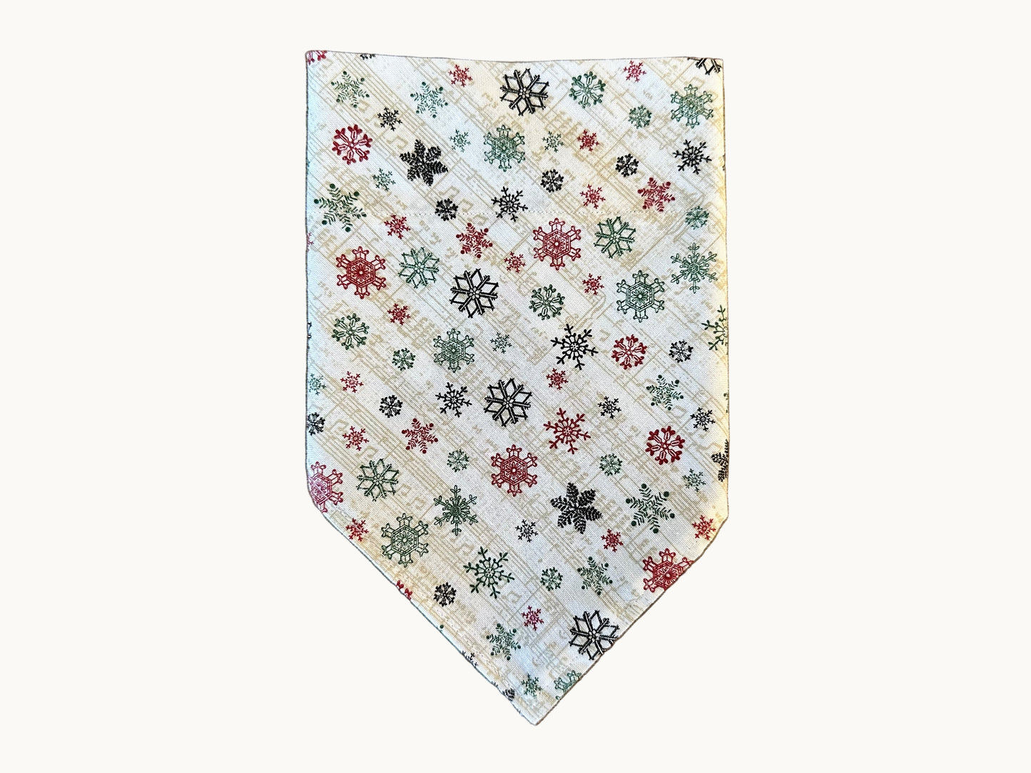 Snowflakes | Cream | Bandana