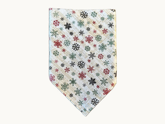 Snowflakes | Cream | Bandana