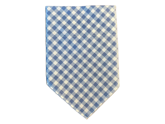 Gingham | Blue + White | Bandana