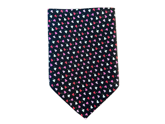 Mini Hearts | Black | Bandana