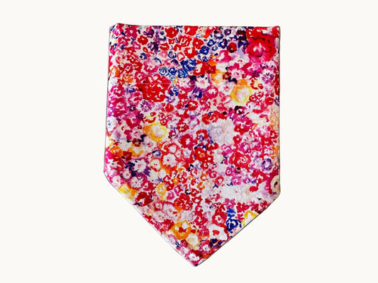 Floral | Pink + Red | Bandana