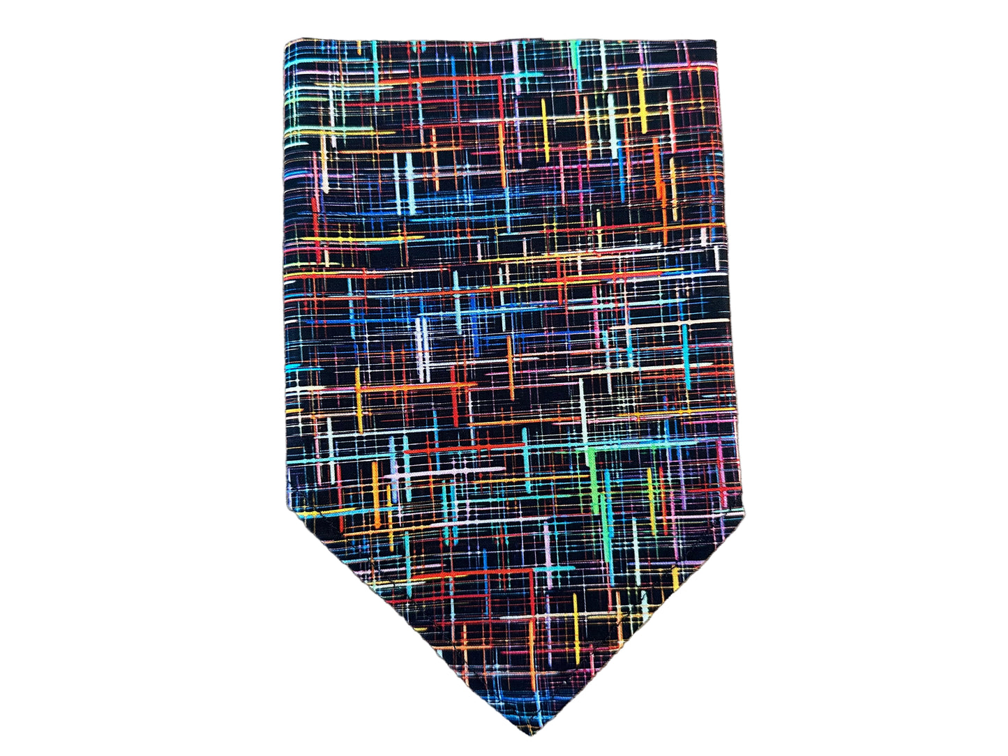 Rainbow Crosshatch | Bandana
