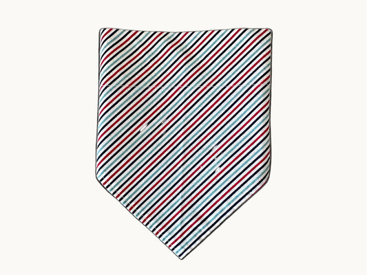 Stripes | Red + Blue | Bandana