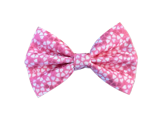 Metallic Hearts | Pink | Bow Tie
