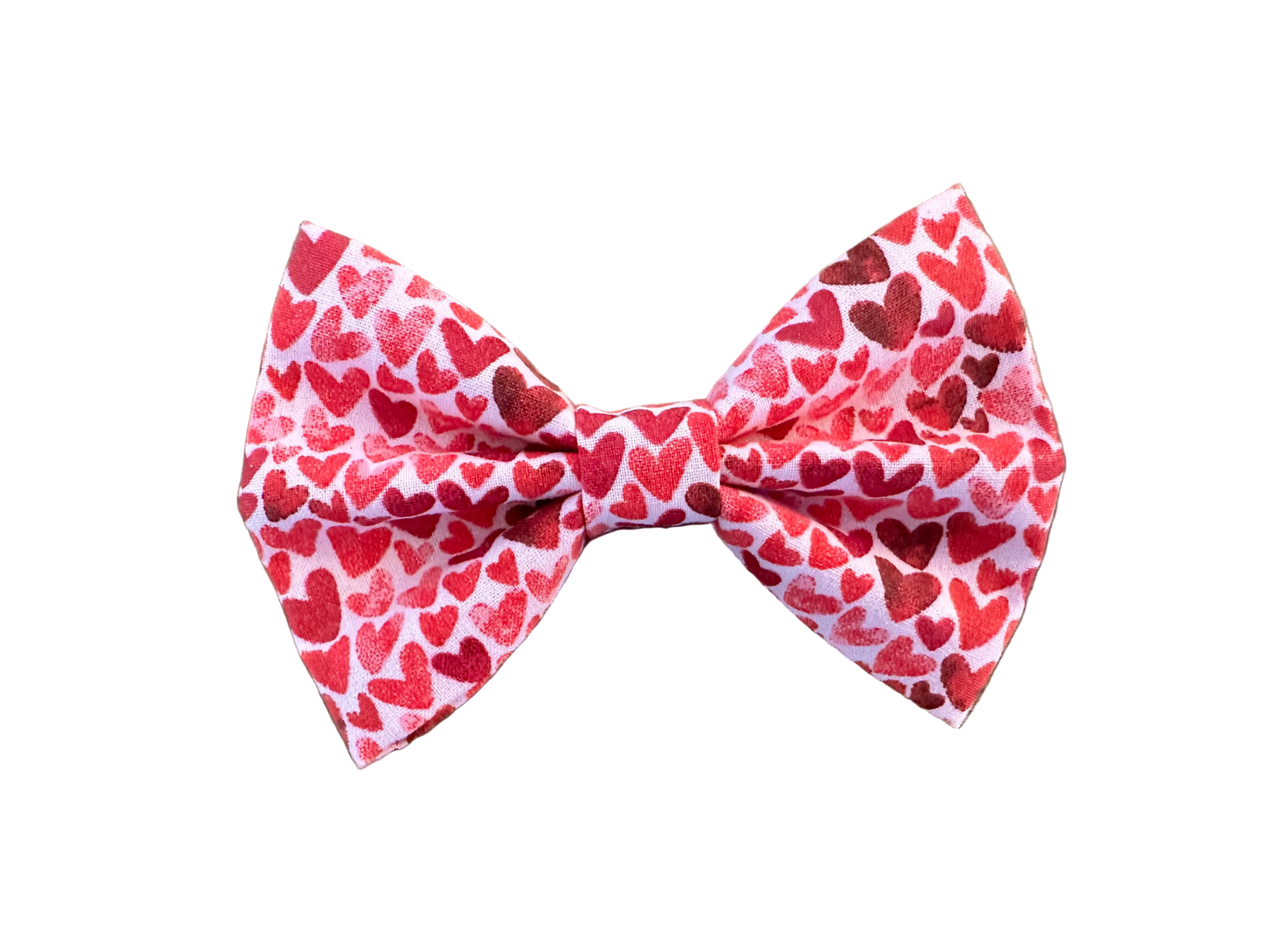 Metallic Hearts | Red | Bow Tie