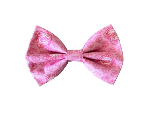 Minnesota Twins | Pink | Bow Tie