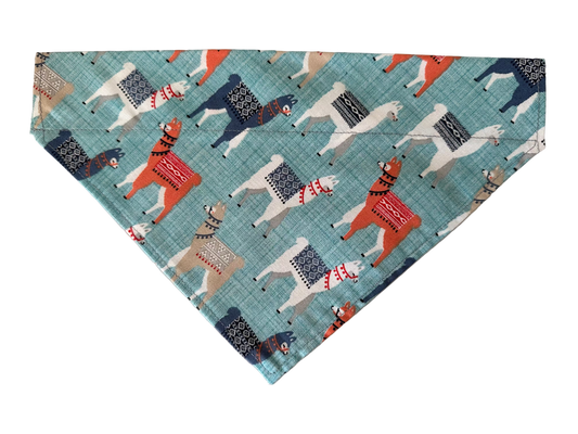 Llamas | Blue | Bandana