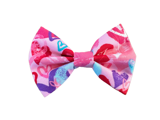 Multicolored Hearts | Bow Tie