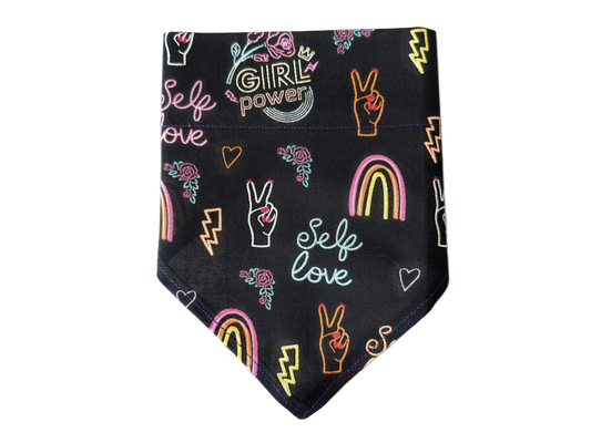 Girl Power | Black | Bandana