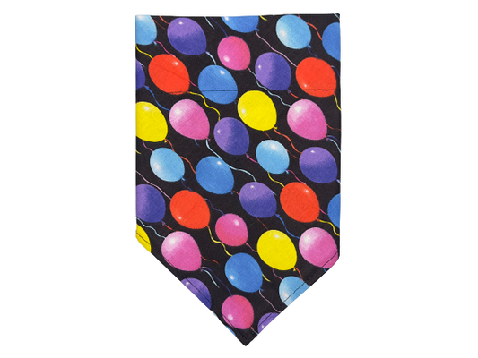 Birthday Balloons | Black | Bandana