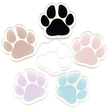 Paw Print Keychain