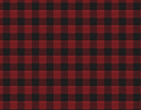 Plaid | Red + Black