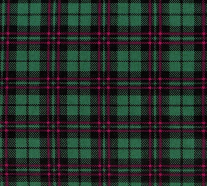 Plaid | Green, Red + Black